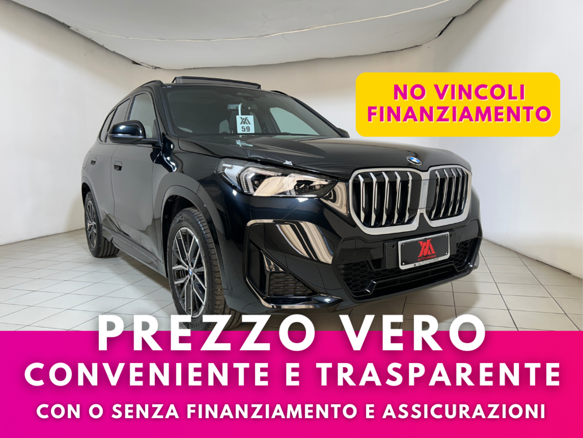 Bmw X1 sdrive18i MSport automatica tetto panoramico e gancio traino - Autoviemme