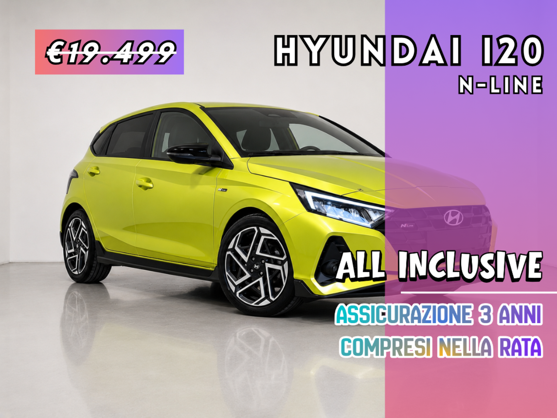 Hyundai i20 1.2 mpi NLine 80 cv cambio manuale - Autoviemme