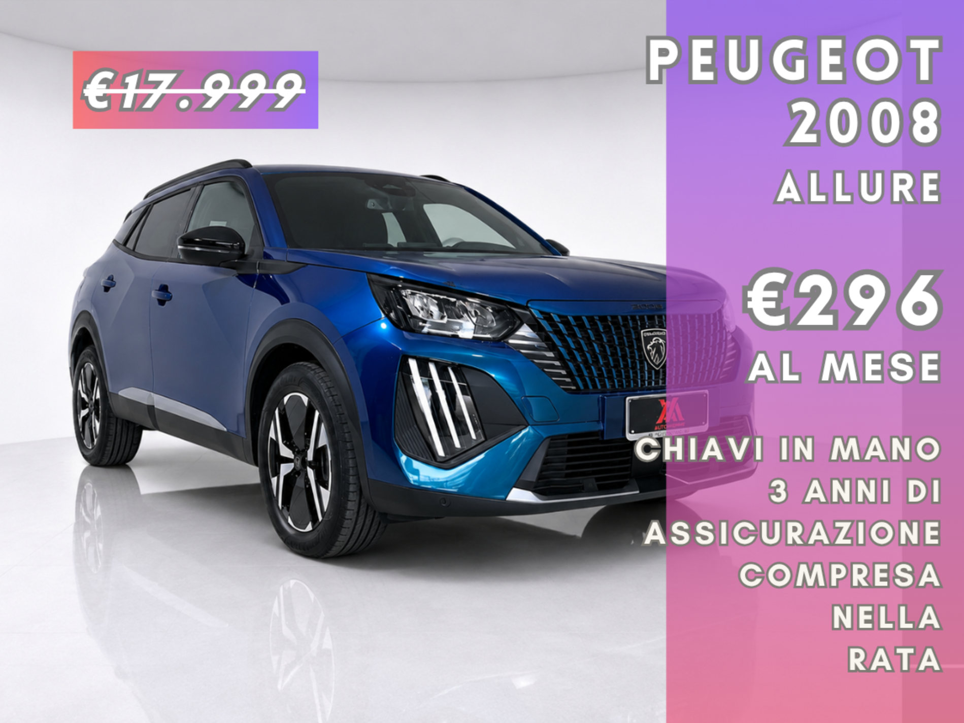 Peugeot 2008 1.2 Allure s&s 100 cv - Autoviemme