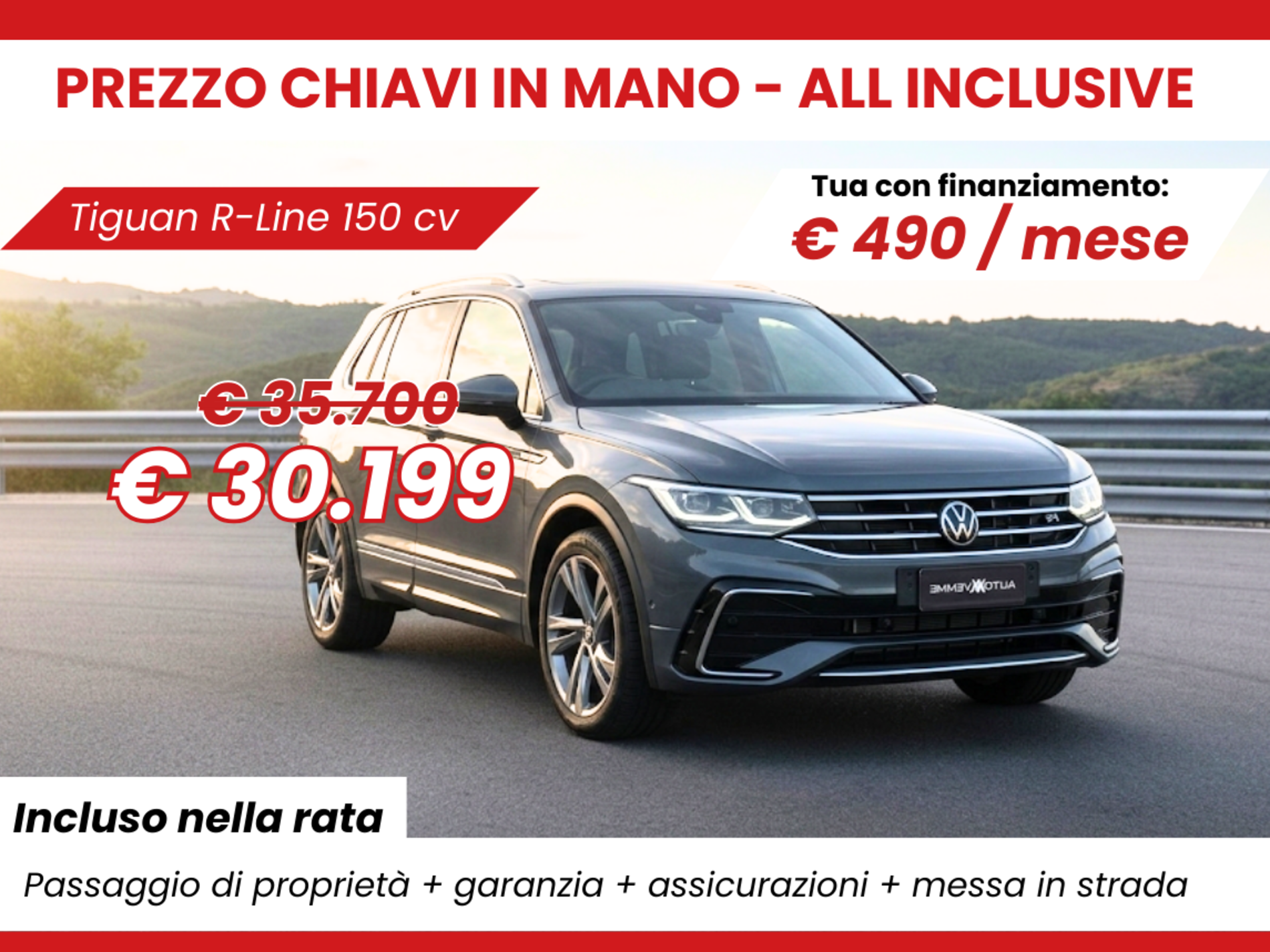 Tiguan 1.5 tsi R-Line 150cv dsg - Autoviemme