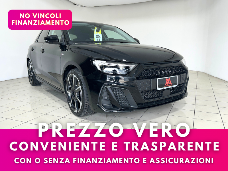 AUDI A1 Sportback A1 Sportback 30 1.0 tfsi Identity Black 116cv - Autoviemme