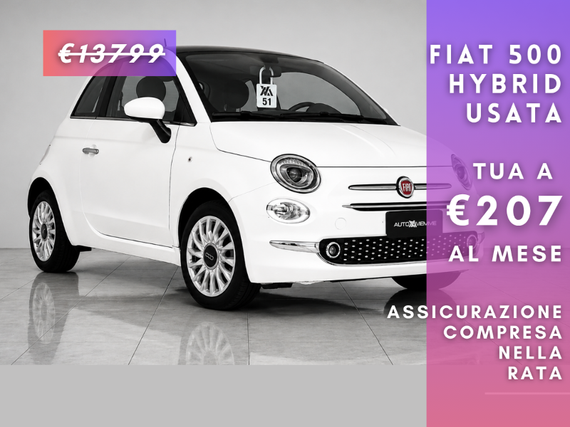 FIAT 500 500 1.0 hybrid 70cv - Autoviemme