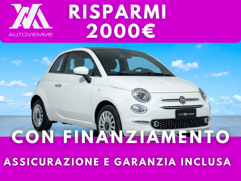 FIAT 500 Hybrid Dolcevita 1.0 per neopatentati - Autoviemme